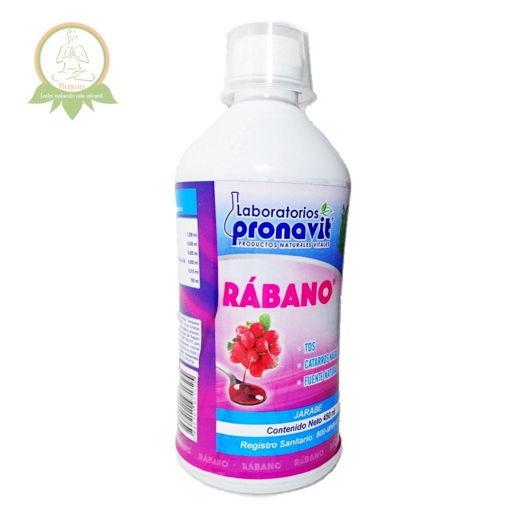Jalea de rábano PRONAVIT te protege de la tos, catarros nasales.