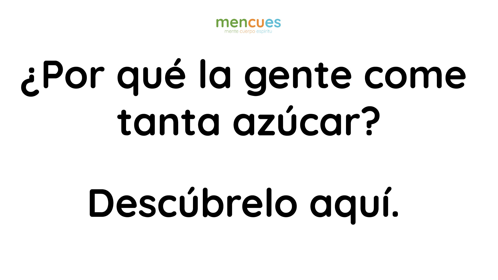 ¿Por qué la gente come tanta azúcar?